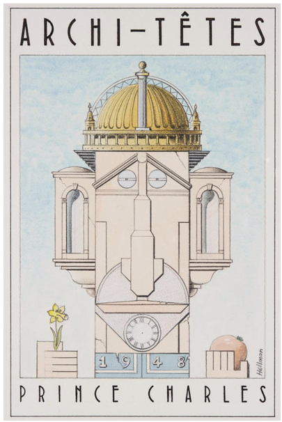 For fans of The Crown, RIBA library has a mini-exhibition in the library on 'Archi-tetes', a series made from Louis Hellman's front covers of the Architectural Review. See the King Charles original here: lnkd.in/evAWi52w
#riba #thecrown #netflix #theroyalfamily