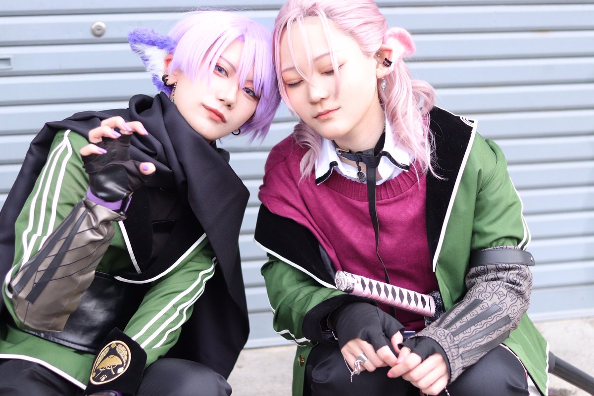 si1114Eden's tweet photo. Cosplay 刀剣乱舞 

五月雨江
村雲江

_______主を待つ2匹の犬_______

 #ふくしま街コス 
📸ユズ温泉 https://t.co/DuLulVnCwb