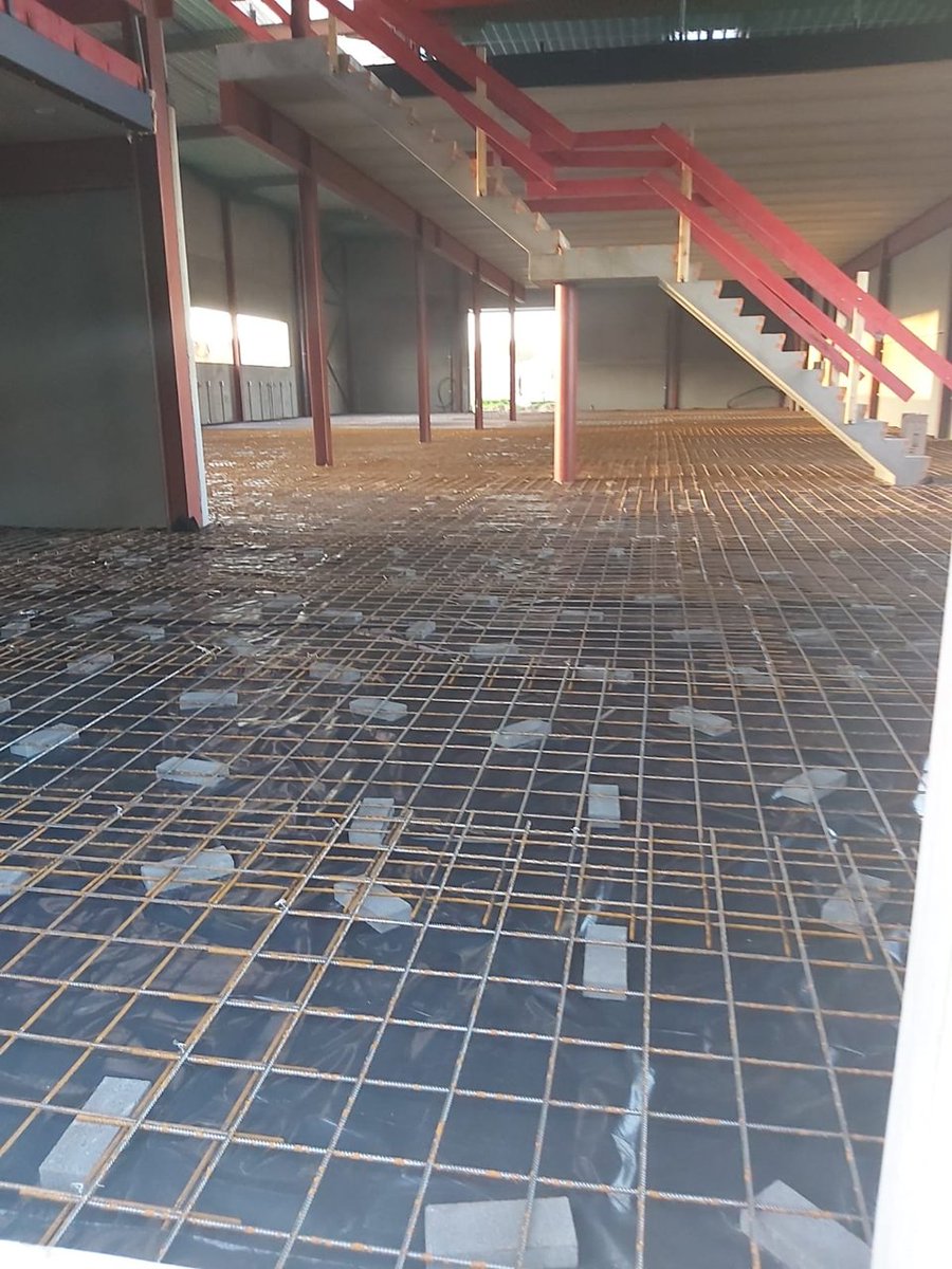 🚀Tuesday vibes: 
We wanted to share with you our latest updates from the construction site🏭. 
The final shape of our new place is starting to be clear now🎉. 
#ABEE #Future #industry #batteries