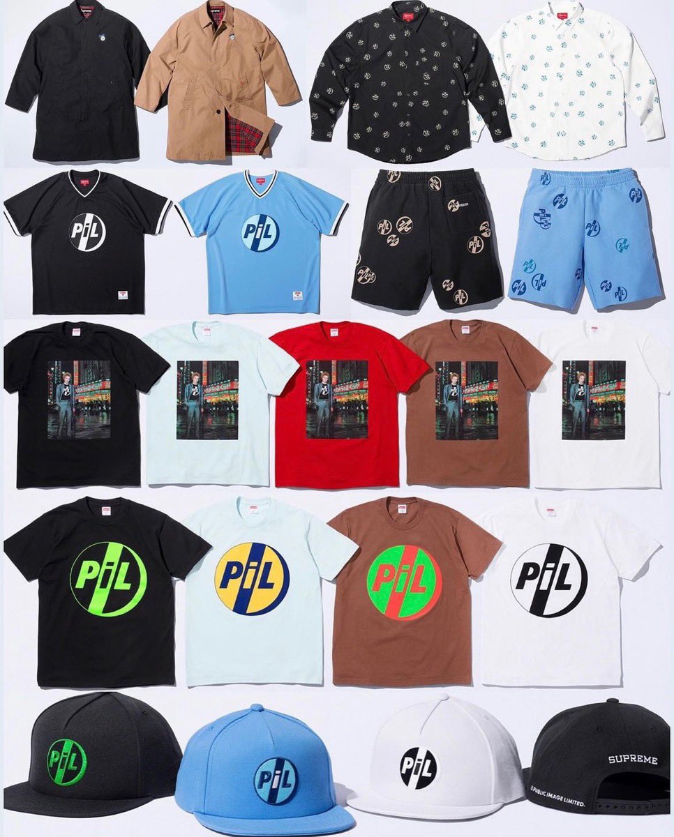 SupremeシュプリームPiL Baseball Topブラック【サイズXL】