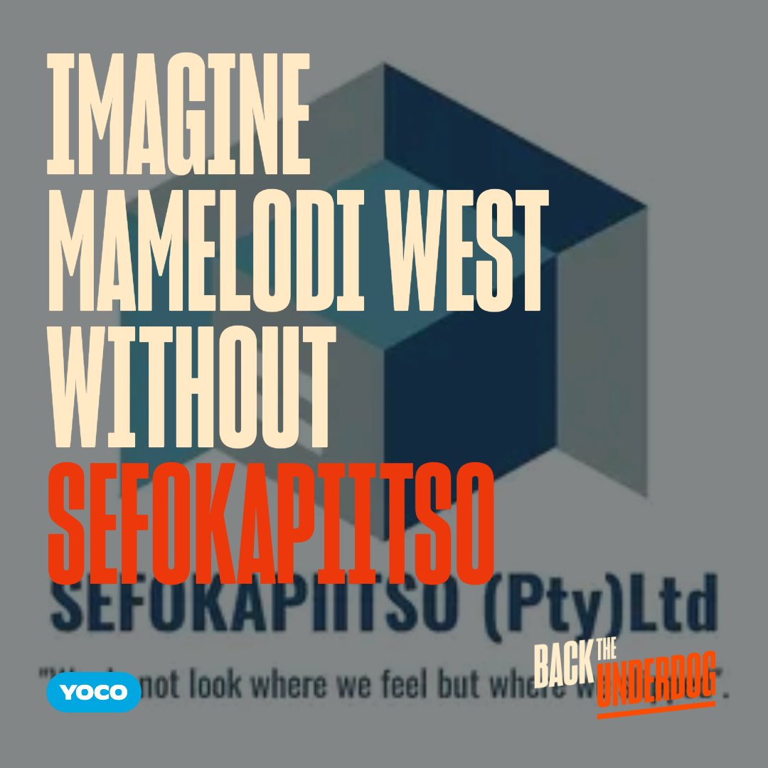 LUCRATIVE000107's tweet photo. @sefokapiitso  💪 #BackTheUnderdog  @Yoco_ZA https://t.co/UtmCJSmSGl