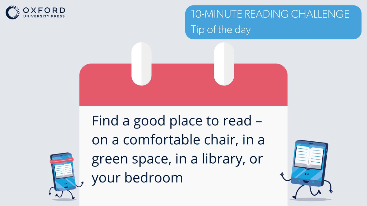 OUPELTGlobal's tweet photo. Check out our tip of the day to get your students reading 👇.
Join our 10-minute reading challenge and help your students to build a reading habit -> https://t.co/L5FqQ2MwyE
#readingchallenge #extensivereading #readingenglish https://t.co/oxXCFvUtL9