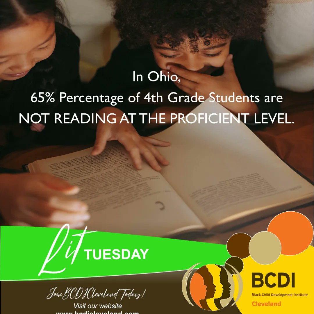 ClevelandBCDI's tweet photo. In Ohio, 65% Percentage of 4th Grade Students are NOT READING AT THE PROFICIENT LEVEL. (Information from the NAEP website for 2022 4th grade reading scores.) #littuesday #literacy https://t.co/5bHCnY0lkg