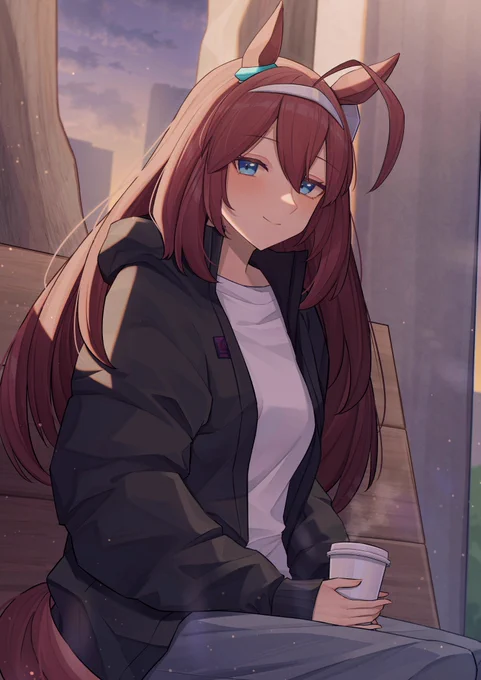 冬ウマ娘シリーズ1「暖かいですね」#ウマ娘 #ミホノブルボン 