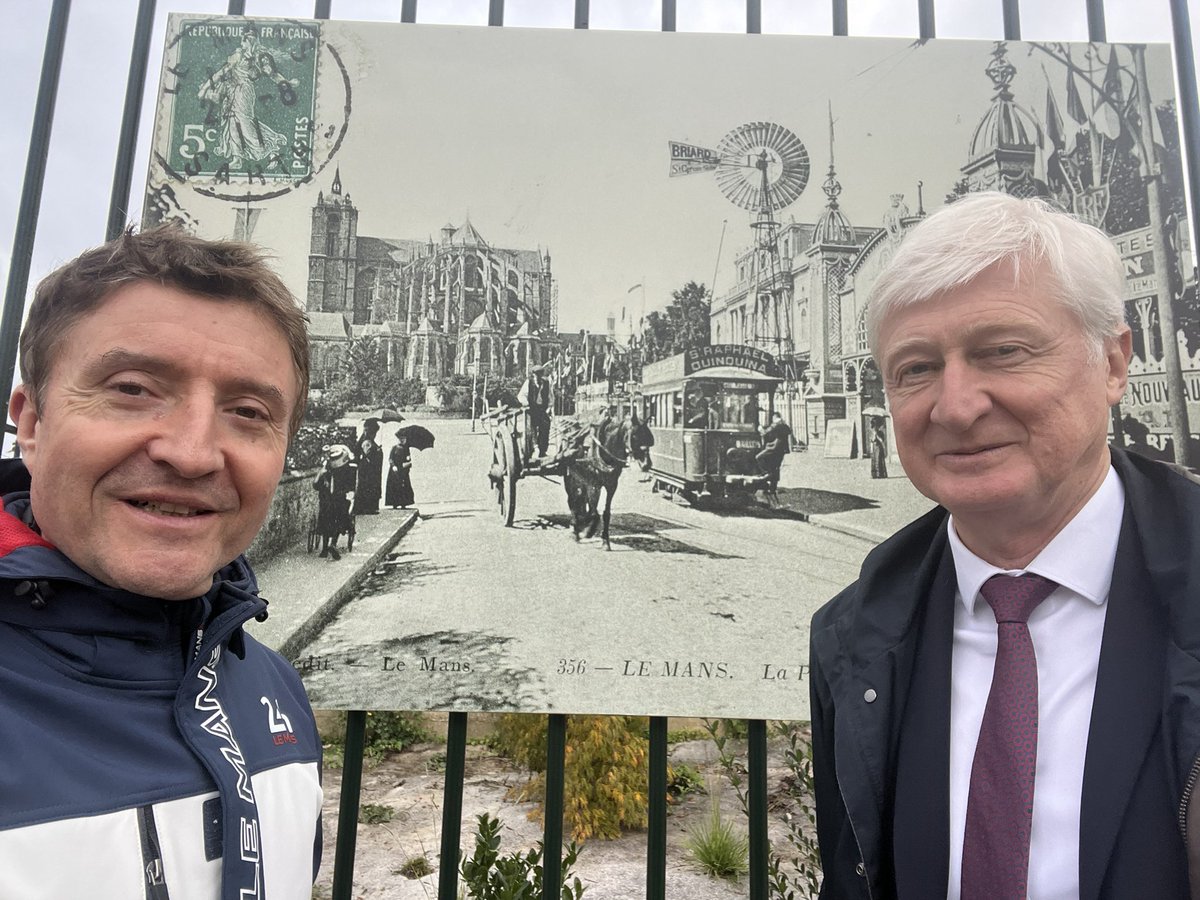 brunovandestick's tweet photo. La rencontre du jour : Dominique Le Mèner, Président @sarthe ! Expo Le Mans 1900 : à 16h40 ce mardi sur @bleumaine ! @LeMenerDom @ofcourselemans @Prefet72 #lemans https://t.co/u2cSyXmE7f