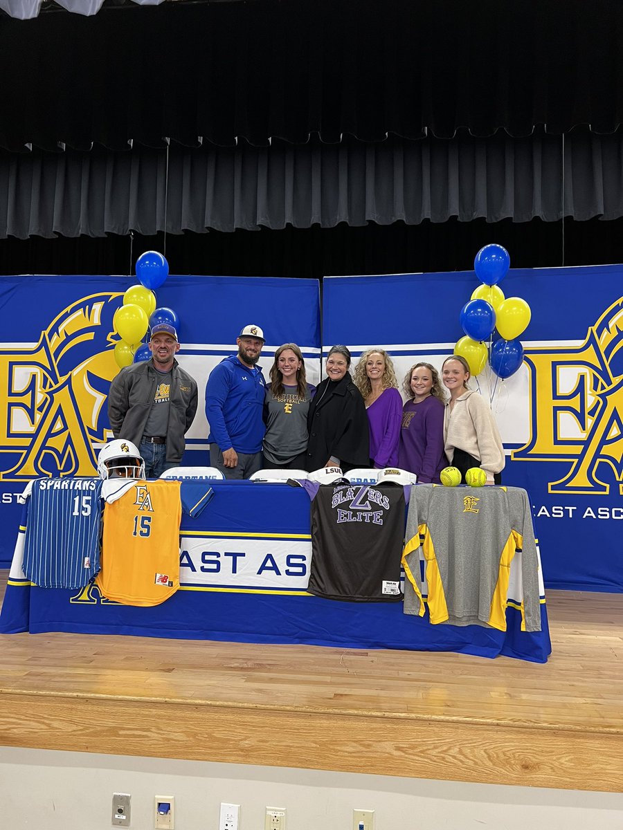 Congratulations to our own Kate Rills for signing with LSUE. We are all so proud of you #15. We all had a great time tonight celebrating this achievement. <a href="/CoachCollins_11/">Meghan</a> you got a great kid and a great player.