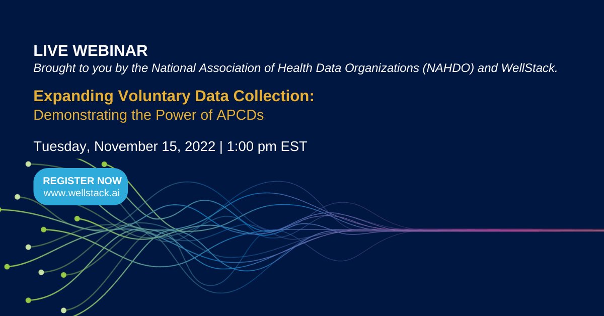 WellStack_ai's tweet image. Join us live TODAY for a discussion about how states at various stages of APCD development are encouraging voluntary participation. Listen in as panelists share their experiences around objections to voluntary collection and how to address them. hubs.li/Q01rfR3q0