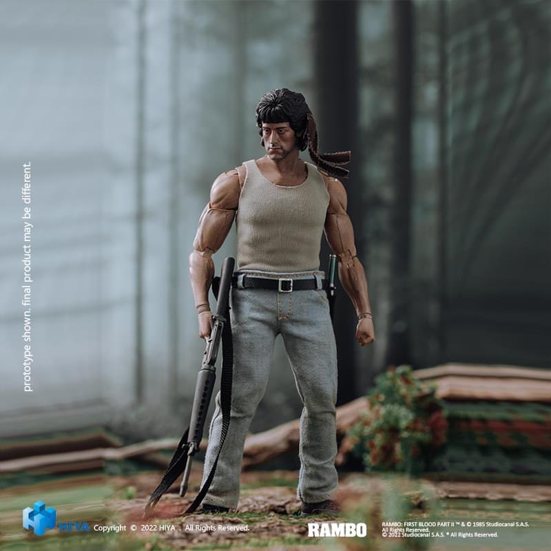 preterniadotcom's tweet photo. Hiya Toys Exquisite Super 1/12 Scale Rambo. https://t.co/99YbJJ4RMe