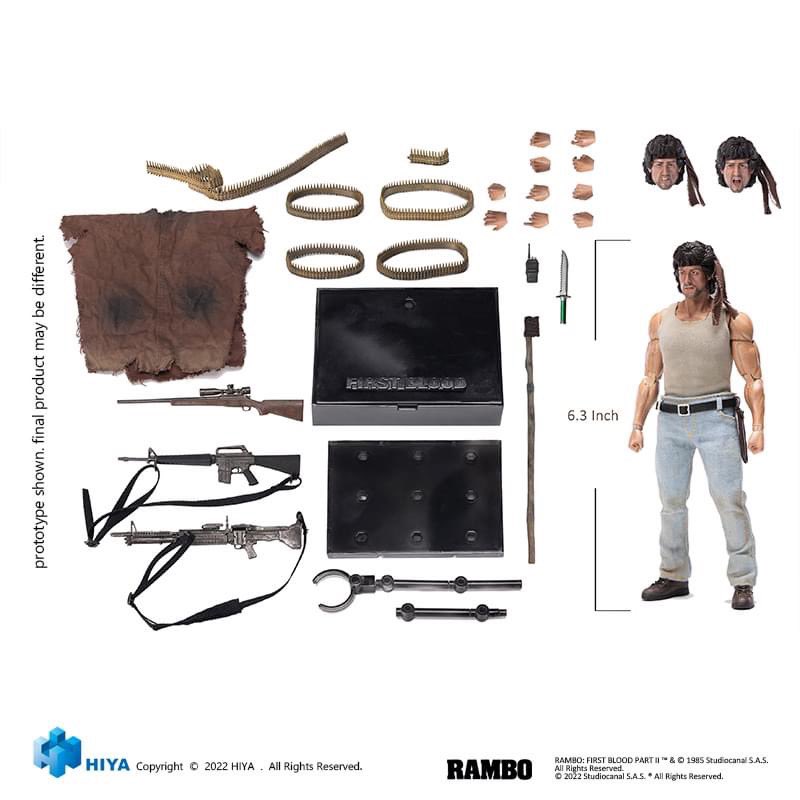 preterniadotcom's tweet photo. Hiya Toys Exquisite Super 1/12 Scale Rambo. https://t.co/99YbJJ4RMe