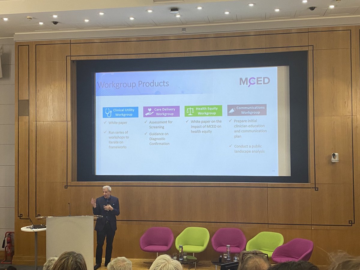 Prof Larry Kessler presenting on the promise and the uncertainty of multi-cancer early detection tests ⁦<a href="/MCED_Consortium/">Multicancer Early Detection (MCED) Consortium</a>⁩ ⁦<a href="/CanTest_PC/">CanTest</a>⁩