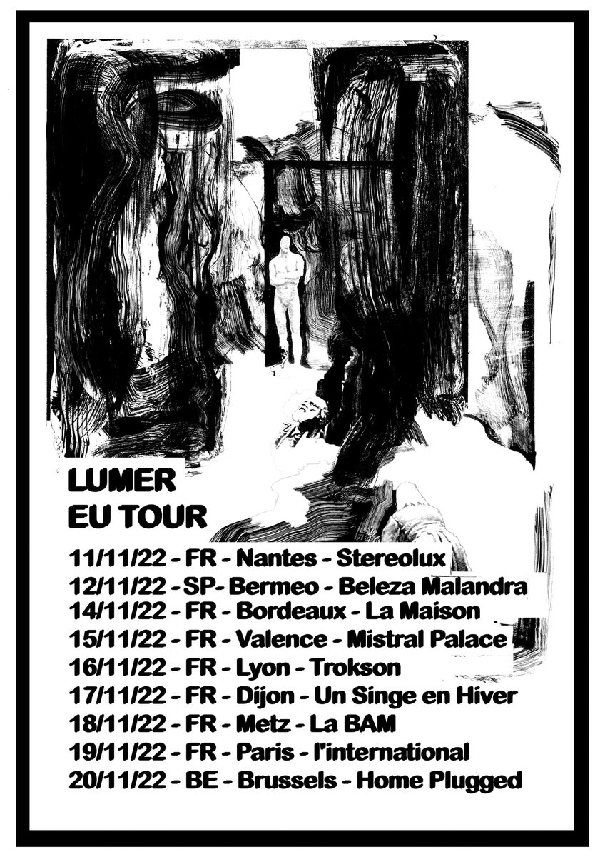 pierreandrieu's tweet photo. #Lumer Après avoir retourné le festival de Binic et @levitationfr, le très remonté combo de post punk made in England @LUMERband sera en concert à @inter_oberkampf (Paris) le 19 novembre 2022 et en tournée française en novembre ! Chroniques et dates :https://t.co/C4Eq530HWD https://t.co/EpitqOwDOq
