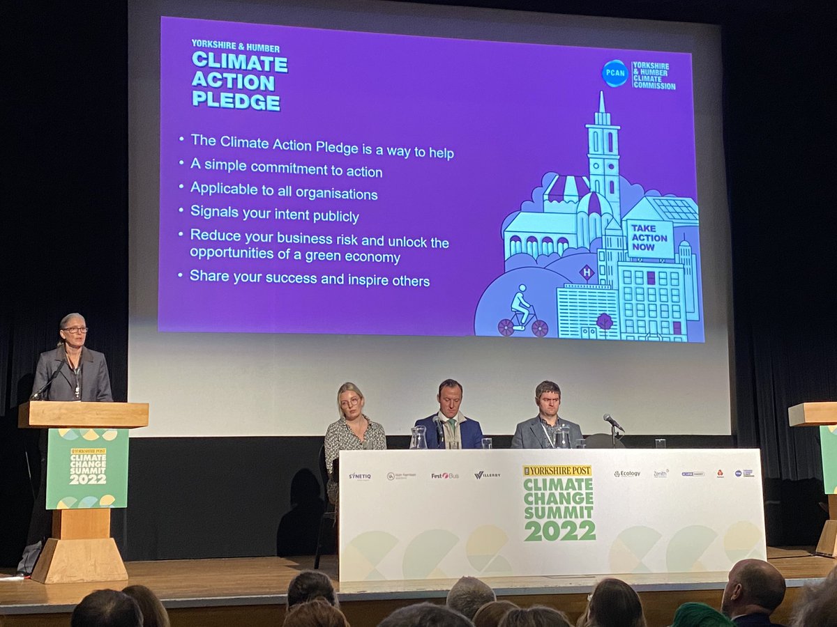 Here at the #ypclimatechange summit where @YHClimateCom is launching our new regional climate action pledge - sign up now at climateactionpledge.org.uk