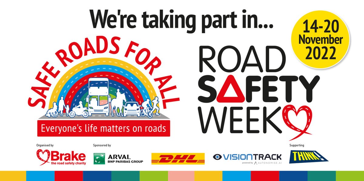 It is day two of #RoadSafetyWeek and today's theme is TEACH.

Thousands of schools and nurseries are getting involved in road safety education today, but it's important that we learn about road safety throughout our lives. brake.org.uk/road-safety-we…