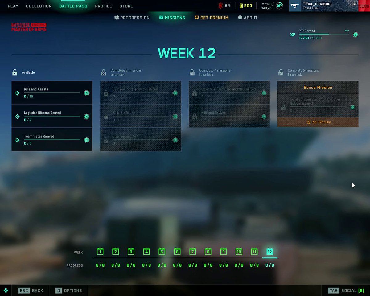 t_rexdinosaur's tweet photo. #Battlefield2042 Week Mission 12 is live #BF2042 #BF6 #BATTLEFIELDPORTAL #Battlefield #Gamer #Gamers #Gaming #Gamingcommunity #Gamersunite #Gamerlife #Gamingchannel #GamingNews #gamingmemes #GamingIsLife #GAMERGATE #GamersUnite #weeklymissinon #masterofarms #Season2 https://t.co/IlWUMeBLIq