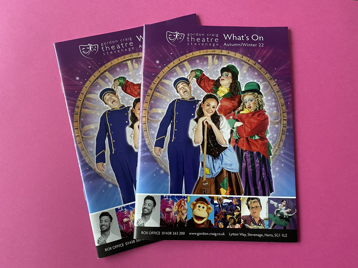 The handy @GCTStevenage season brochure we recently printed is chockfull of fab shows & events, covering many genres! ✨ Oh, & guess who’s having a ball producing #Stevenage’s #Cinderella 👠 programme? 😉 ℹ️🎫🎟👉 gordon-craig.co.uk/theatre-perfor… #JGartsandculture 🎭 #TheArtOfPrint 🎄