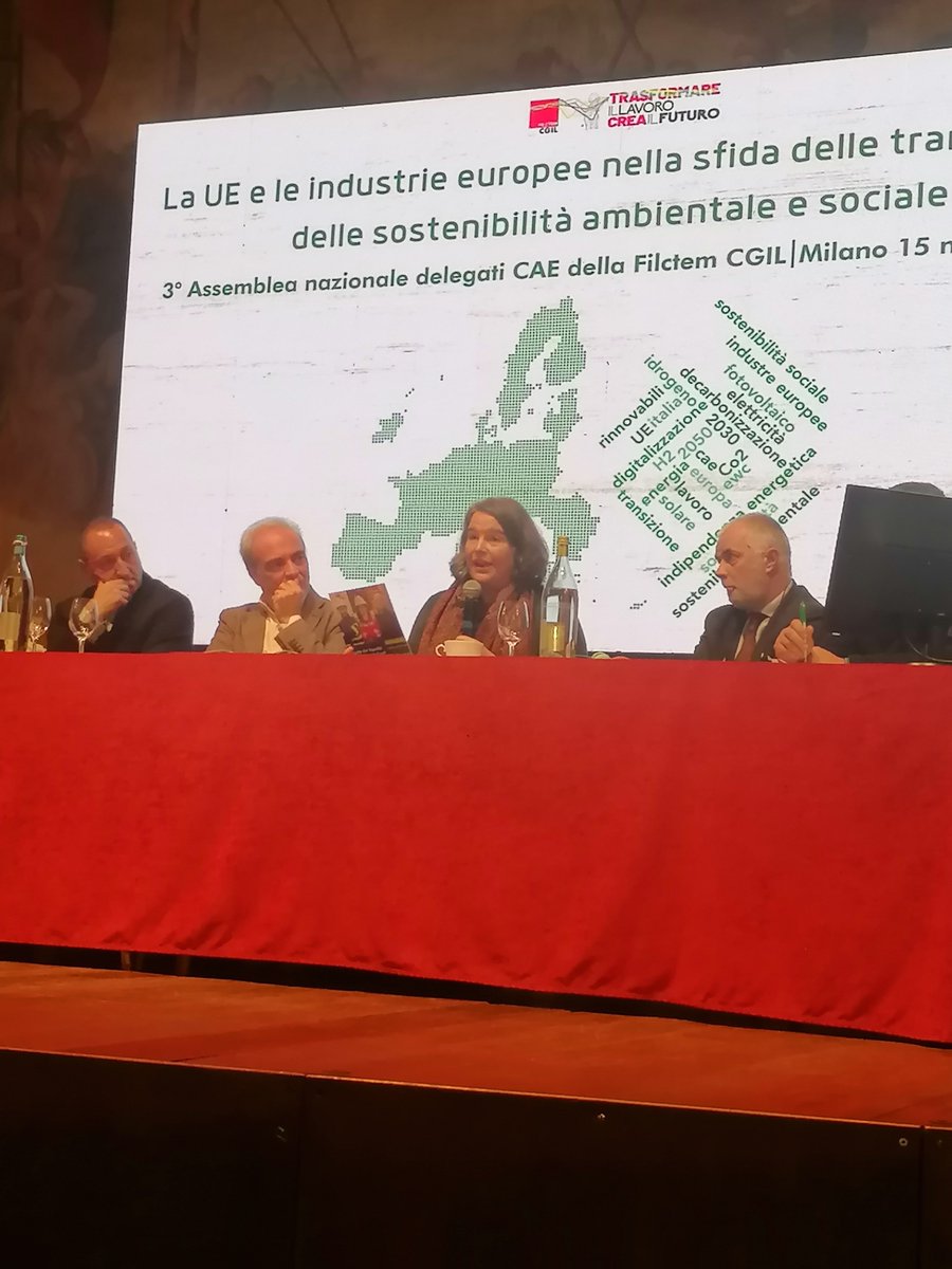 Monicacer's tweet image. "Nothing about us, nothing without us" @Jude_KD di @industriAll_EU alla 3a assemblea nazionale dei delegati CAE @filctemcgil oggi a Milano