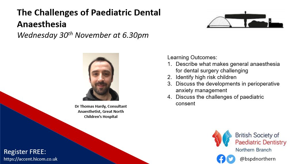 BSPD Northern (@bspdnorthern) on Twitter photo Kicking off our lecture series for this academic year, register in advance for this virtual meeting here:
accent.hicom.co.uk/CourseManager/…
External Delegates register by emailing your name, email address & GDC number to BSPDnorthern@gmail.com
Looking forward to seeing you all there! Kicking off our lecture series for this academic year, register in advance for this virtual meeting here:
accent.hicom.co.uk/CourseManager/…
External Delegates register by emailing your name, email address & GDC number to BSPDnorthern@gmail.com
Looking forward to seeing you all there!