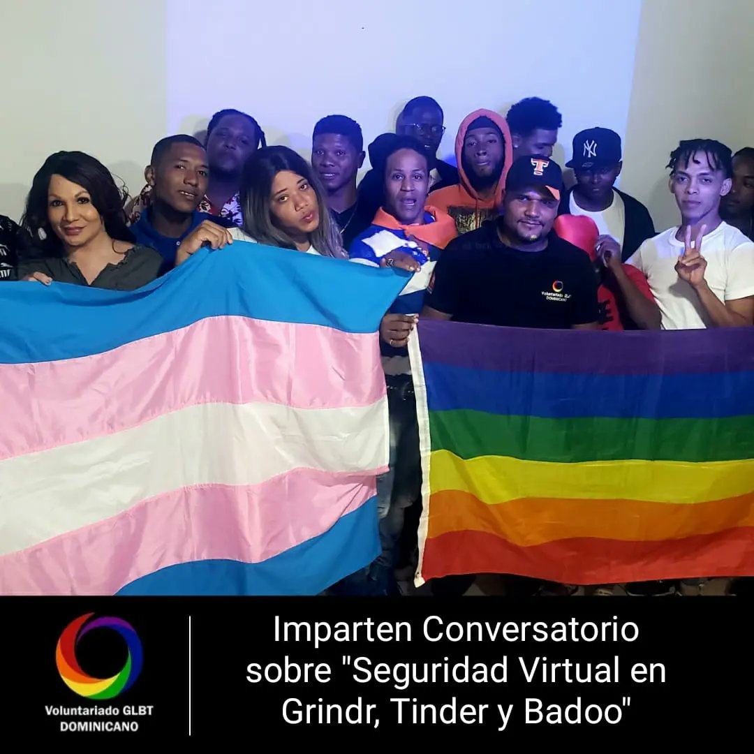 VoluntariadoGLB's tweet photo. 𝐈𝐦𝐩𝐚𝐫𝐭𝐞𝐧 𝐂𝐨𝐧𝐯𝐞𝐫𝐬𝐚𝐭𝐨𝐫𝐢𝐨 𝐬𝐨𝐛𝐫𝐞 "𝐒𝐞𝐠𝐮𝐫𝐢𝐝𝐚𝐝 𝐕𝐢𝐫𝐭𝐮𝐚𝐥 𝐞𝐧 𝐆𝐫𝐢𝐧𝐝𝐫"🇩🇴🏳️‍🌈

#VoluntariadoGLBT 
https://t.co/DLYQYUDdn3 https://t.co/QCO85ljatB