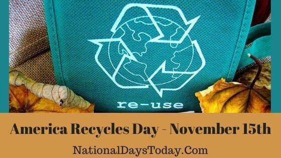 Happy America Recycles Day!