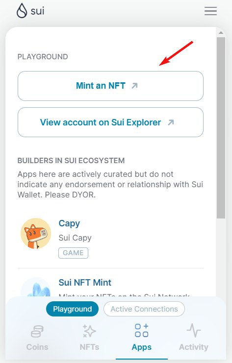 AirdropNewToday's tweet photo. (1/2) Mint NFT SuiWallet 
➡️ Download Sui Extension: https://t.co/h8bJoDiAhO
➖ Switch to "Sui Testnet"
➖ Click "Request Sui Testnet SUI Tokens"
➖ Go to Apps > Mint an NFT
➖ Create Suiecosystem  NFTdemo :  https://t.co/MWvu7ixhh3 and connect your SuiWallet https://t.co/LvXPpIvNfl
