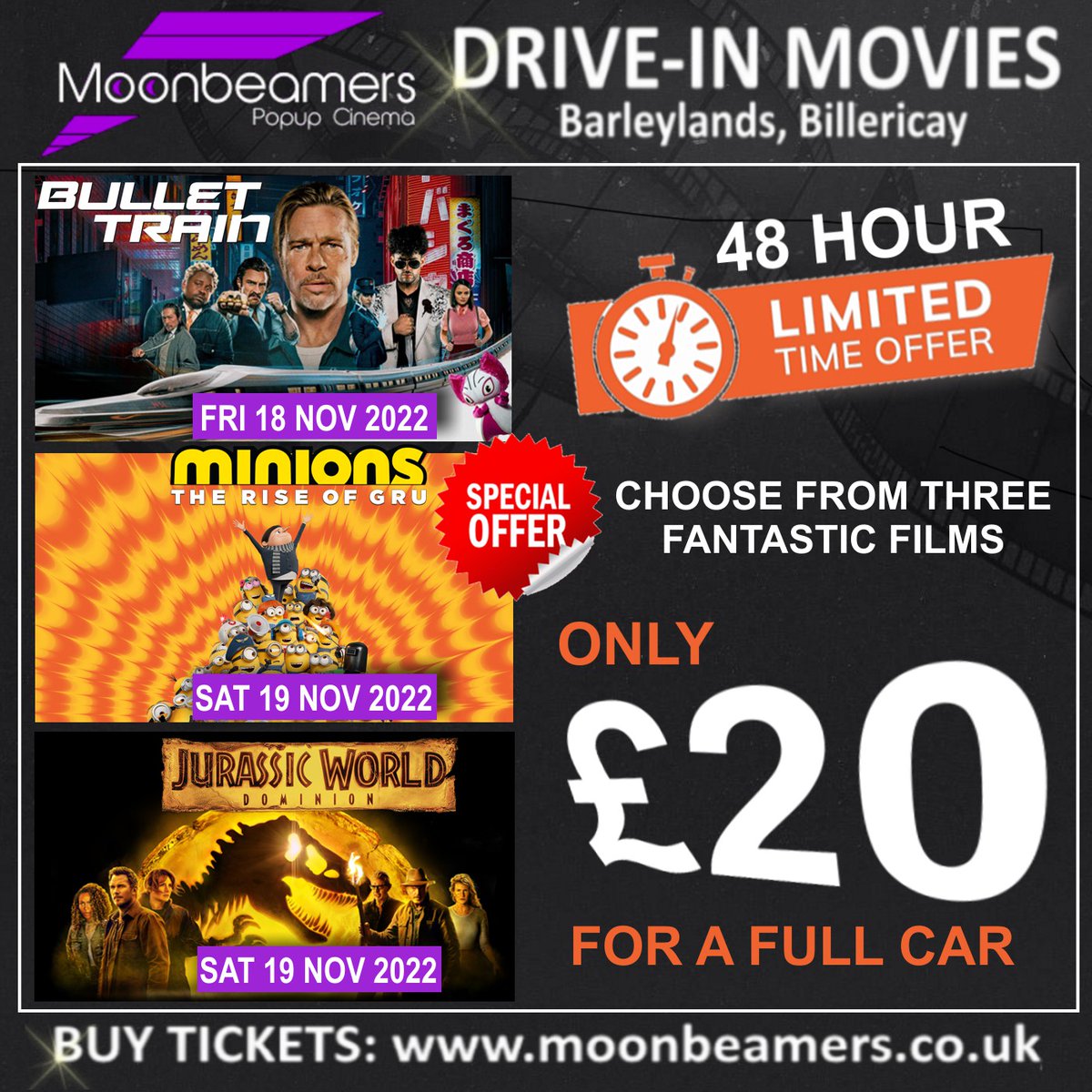 MoonbeamersUK's tweet photo. *For just 48hrs!* Book now before they revert to full price!  
 https://t.co/exXucEGuYT https://t.co/ycmm4O7wMG