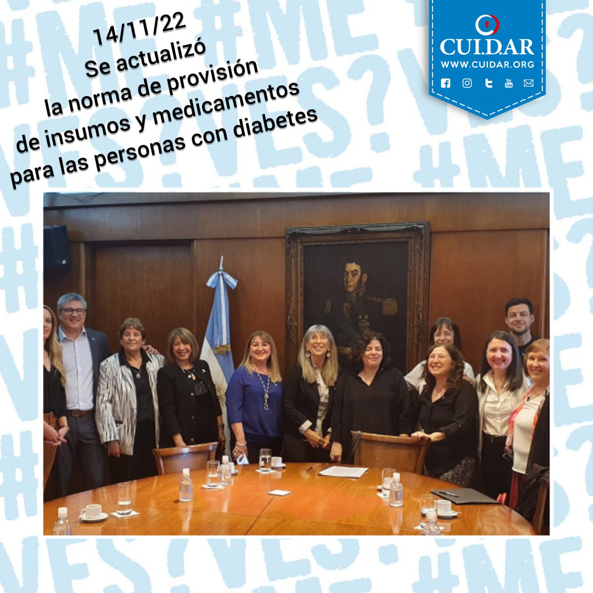 cuidardiabetes's tweet photo. 👀#MeVes? Es la Campaña que @cuidardiabetes lanzó para este 14 de Noviembre 2022.
Y hoy es un dia a recordar, quizás, finalmente, comenzaron a ver a las personas con diabetes y sus necesidades...🙋🏻♀️🙋🏻♂️
https://t.co/9eJugqGEWc https://t.co/B3qSfb1eul