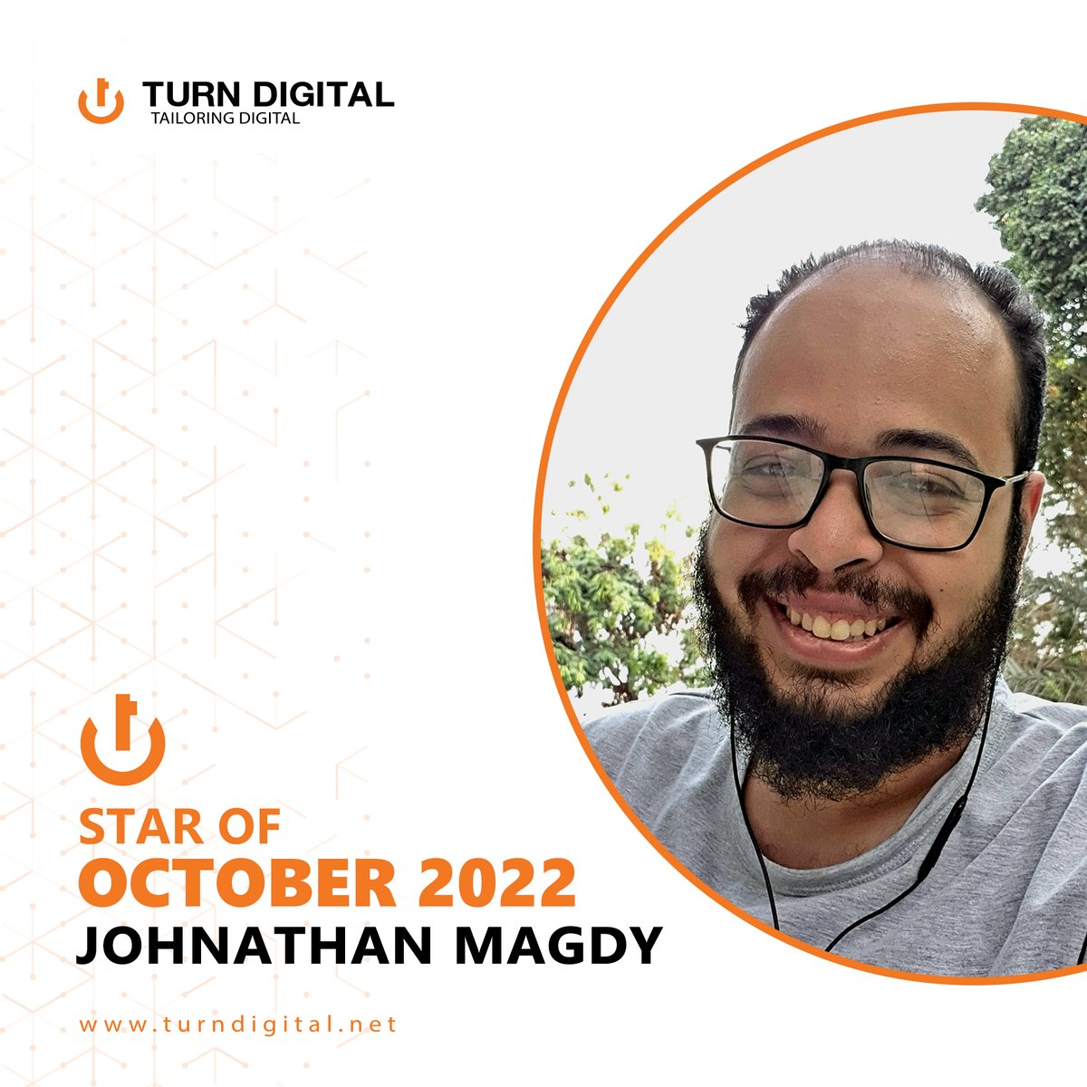 TurnDigital_'s tweet photo. Congratulations! Johnathan Magdy
Star Of October 2022.
#TurnDigital #Star_of_The_Month #digital_transformation https://t.co/JN8Sp3V5Qh