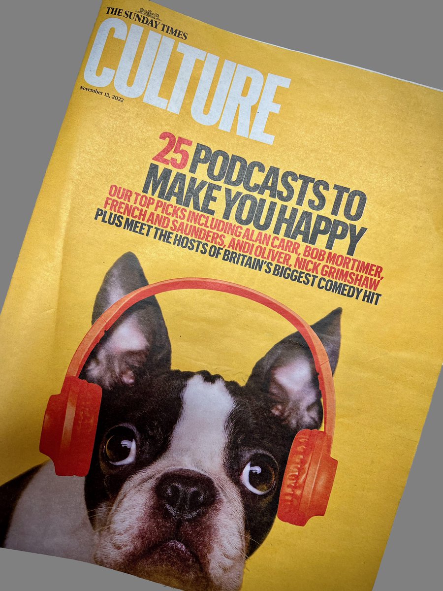The super duper funny <a href="/Dawn_French/">Dawn French 💙🔴🏳️‍🌈🇺🇦🇵🇸</a> &amp; <a href="/ferrifrump/">Jennifer Saunders</a>'s Titting About features in the Sunday Times top 25 #Podcasts to Make You Happy! Must be all that #WestCountry goodness when they recorded it 💚 <a href="/freshairstudios/">Fresh Air Studios: IVR and Business Podcasts</a>