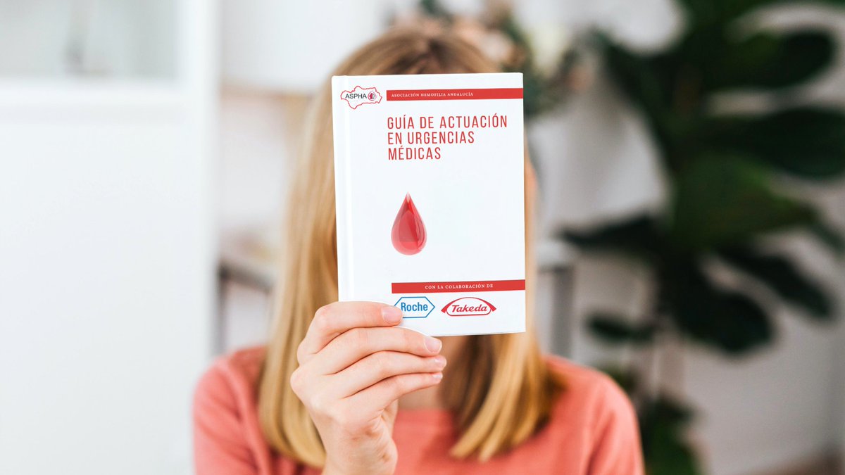 hemoandalucia's tweet photo. 📢Hoy presentamos nuestra Guía de actuación en urgencias médicas para pacientes con hemofilia y otras coagulopatías.

🙏Gracias a @RochePacientes y @Takeda_ES por su colaboración. https://t.co/JdpdjOpxwE