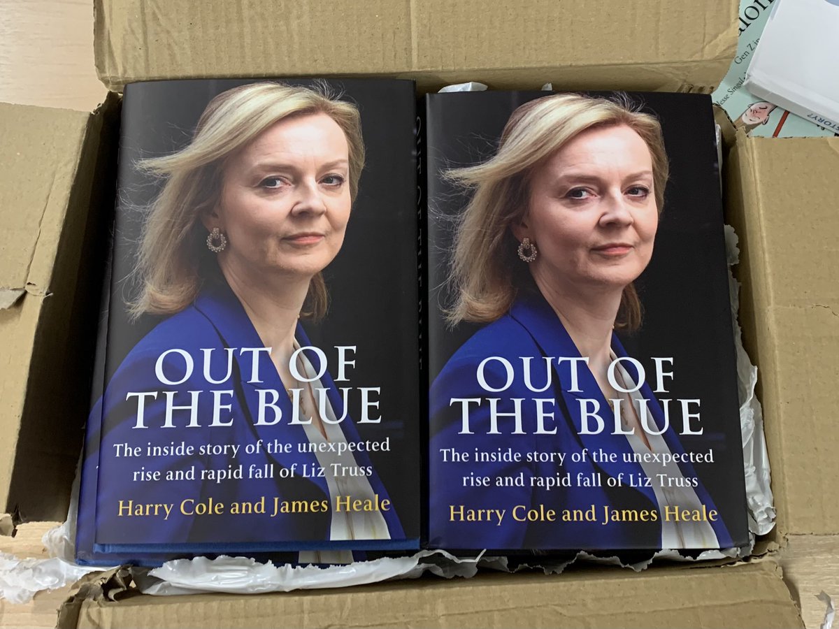JAHeale's tweet photo. Great to see the first copies of ‘Out of the Blue’ arrive https://t.co/dEOZ7i3b8b
