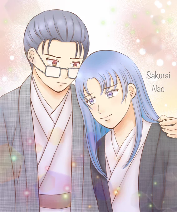 そういえば今日って#着物の日 でしたね懐かしいイラストをあげてみました 