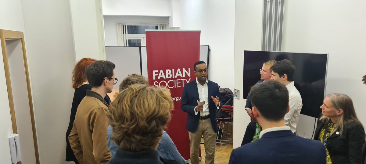 AbundanceNowUK's tweet photo. @LGHFabians hosted its inaugral drinks reception last night with fantastic keynote speeches from @aliciakennedy07 of @genrentuk and @AbdiDuale_.

They highlighted the issues at the root of our housing crisis including lack of supply and poor tenant rights.

#Housing #Renters https://t.co/U26ZLUu5pz