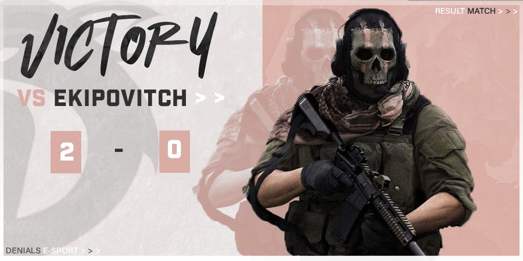 DenialsEsport's tweet photo. 🏆 ExZ League 🏆
Félicitations à notre roster #MWII: la DENIALS @TeamMindset qui remporte hier soir son 1er match d'@exzLigue ! 🔥
🆚️ @ekipovitch
✅ HP : 250-32
✅️ SND : 6-1
GGWP aux deux équipes ! 💪
#DNLSM7 https://t.co/qN3LpEZ676