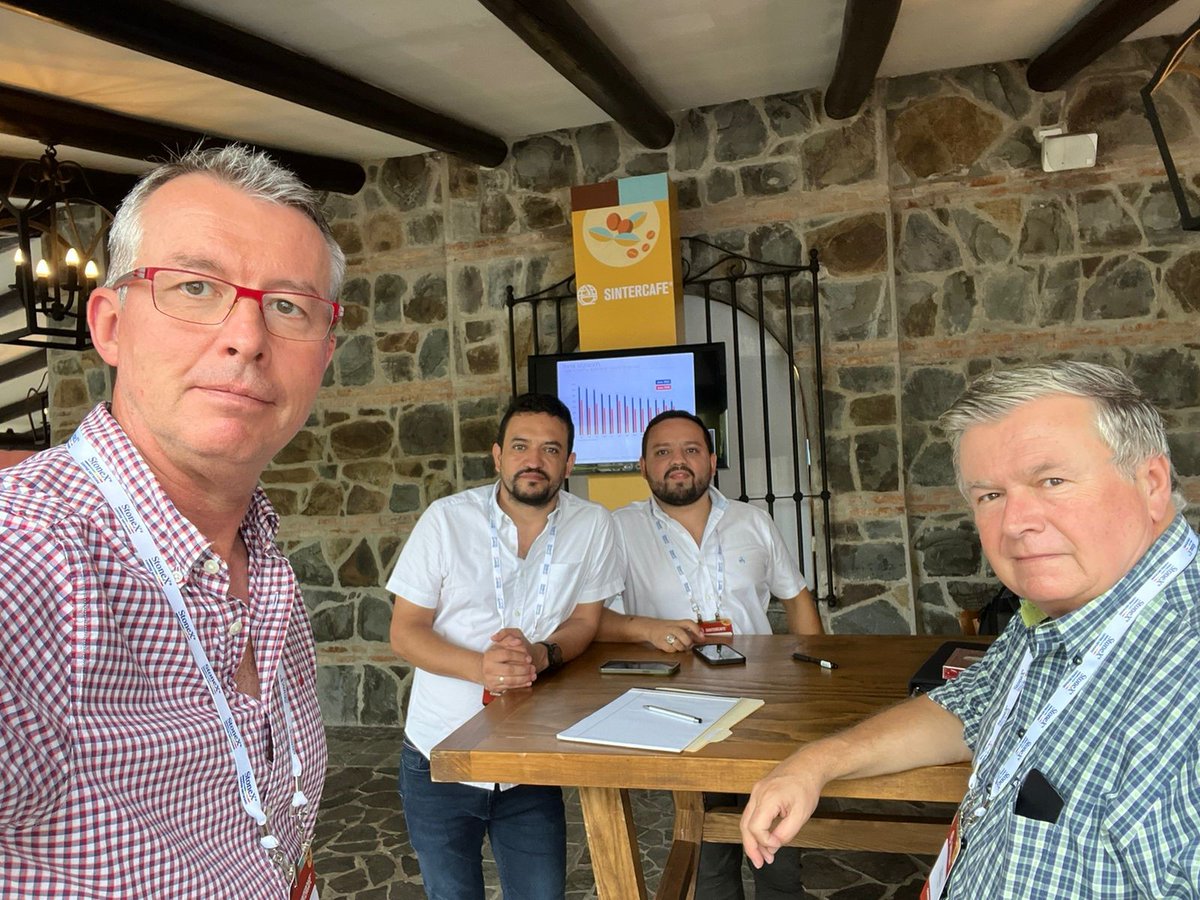 EFICOCOFFEE's tweet photo. The Sintercafé meeting was once again the perfect opportunity to discuss and share our progress and plans with our fellow coffee sector stakeholders’ – CEO EFICO Michel Germanès. 

@sintercafe_cr 

#thankyou #sintercafe #coffeecommunity #connectingthecoffeeworld https://t.co/9FiYX8M82E