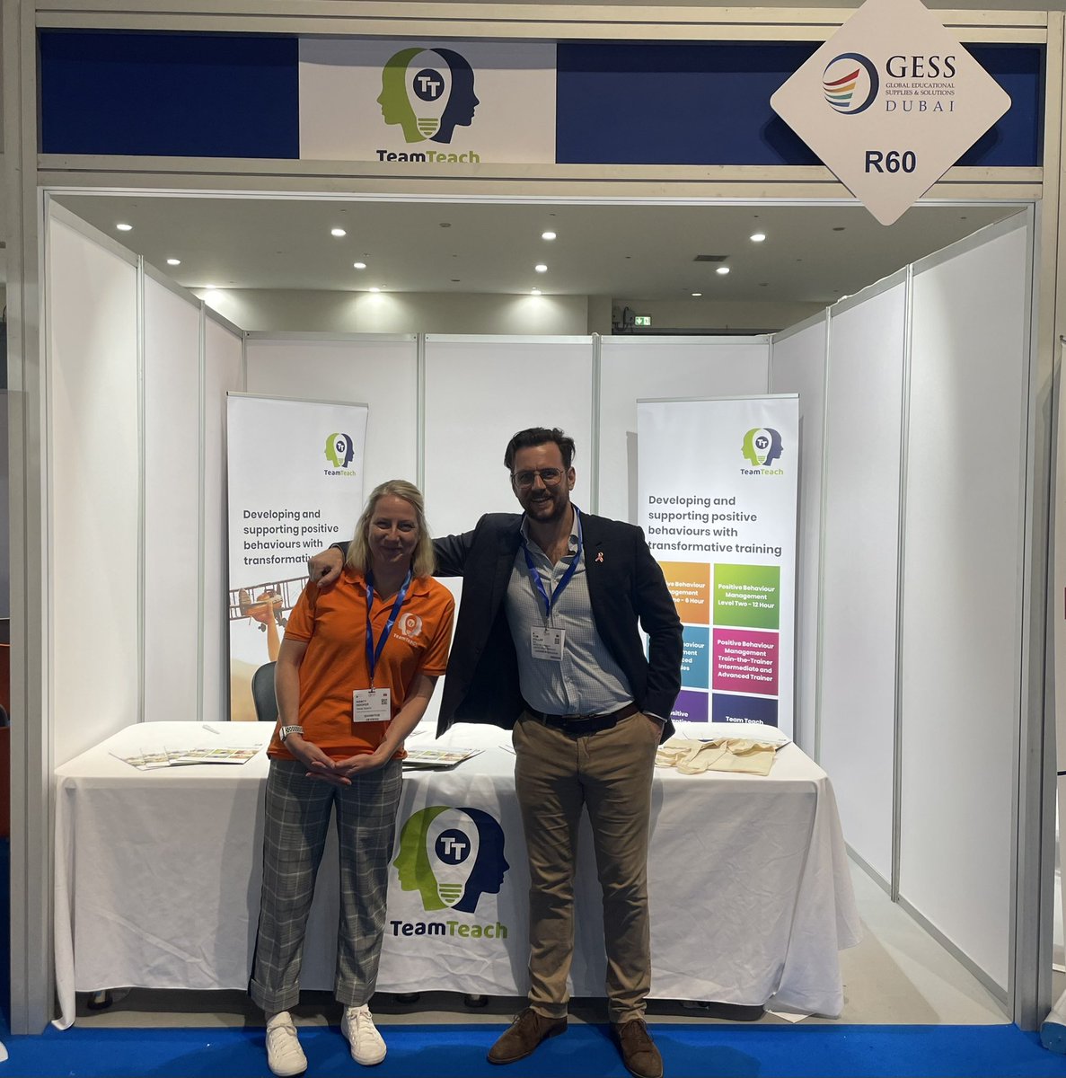 Great to finally see this fabulous company in the UAE <a href="/TeamTeachLtd/">Team Teach</a>! Learn to be 95% preventative and 5% reactive and most importantly to keep children feeling safe. Give them a visit <a href="/GESSeducation/">GESS Education</a> #GESSDubai