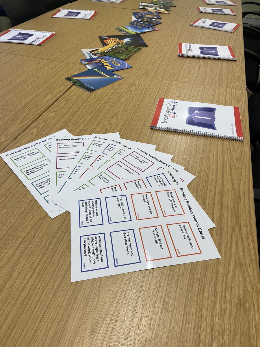 Can’t wait to start day 1 of Boosting Reading @ Primary!  All set up and ready to go…