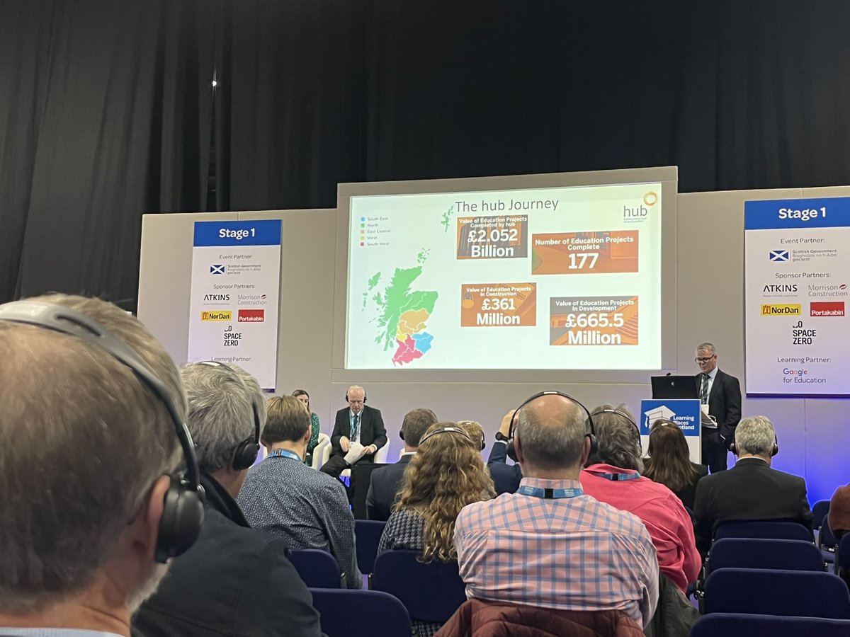 HubSouthEast's tweet photo. Great session on Stage 1 @EduScotland with many partners showcasing the wider impact and added value of projects delivered through the Hub programme across Scotland. #LearningEstate #LastingLegacy #MoreThanJustABuilding https://t.co/d3ecLIr9o1