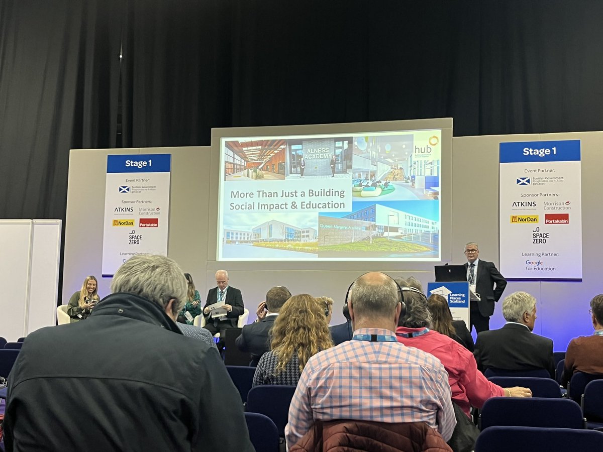 HubSouthEast's tweet photo. Great session on Stage 1 @EduScotland with many partners showcasing the wider impact and added value of projects delivered through the Hub programme across Scotland. #LearningEstate #LastingLegacy #MoreThanJustABuilding https://t.co/d3ecLIr9o1