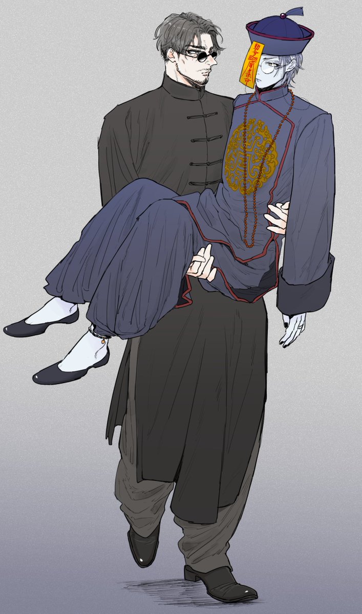 いまこの漫画(?)の続き描いてるのですがとても好き設定なのでぜひ見てほしいです🙆‍♀️
再掲です🥳🥳

零盧+ささら
キョンシーになった盧と簓を使役してる零おじの話です
※バトって盧の指欠損あり注意

性癖ぶっこんでます😎✨ 
