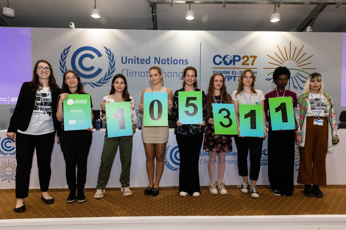 TheBodyShopGR's tweet photo. Μέσα από την εκστρατεία #ClimateOfChange συγκεντρώθηκαν περισσότερες από 105.000 υπογραφές εκ των οποίων 13.593 μέσα από τα καταστήματα μας στην Ελλάδα και την συνεργασία μας με την @ActionAidHellas για την εκστρατεία #BeSeenBeHeard. #TheBodySopxActionAid #COP27 https://t.co/AAmoPDoeip