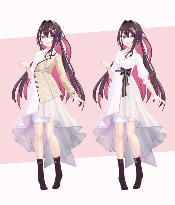 AZKiちゃん4周年おめでとうございます。新ビジュアルのお仕立てをしました〜!#AZKi新ビジュアルお披露目 
