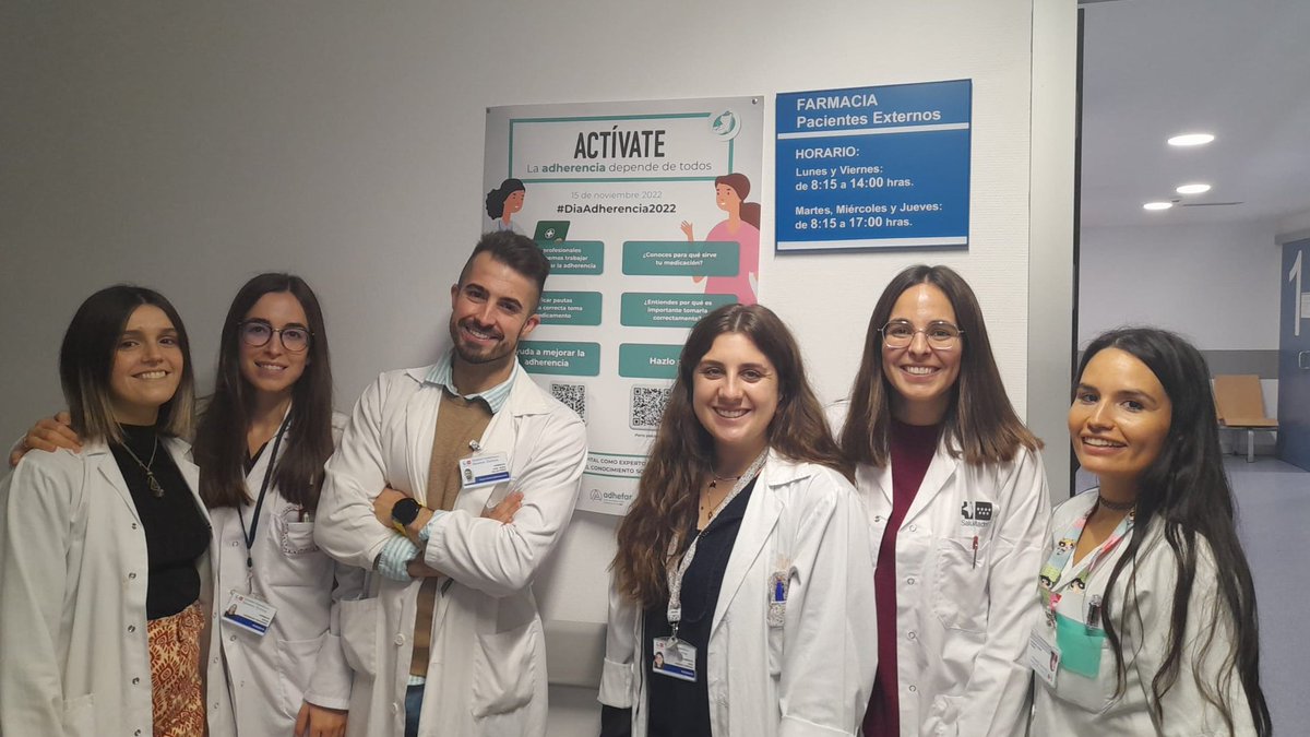 "Actívate, la adherencia depende de todos"  🏥💊
Desde el Servicio de Farmacia del HUSO nos sumamos al #DiaAdherencia2022
Todos juntos somos más fuertes!! 💪💪💪
<a href="/adhefarsefh/">AdhefarSefh</a>
<a href="/sefh_/">S.E.F.H</a> #SEFH #FH
