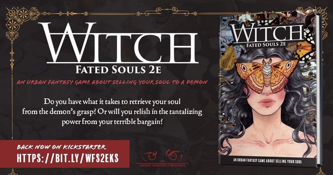 EpicxCloth's tweet photo. Hey lovely people! If you didn't know, I'm currently crowdfunding an urban fantasy ttrpg about witches on @Kickstarter check it out! https://t.co/JTR6WwERsb #womeningaming #rpg #ttrpg #indiegames #indiedev https://t.co/bVdZKbBR20