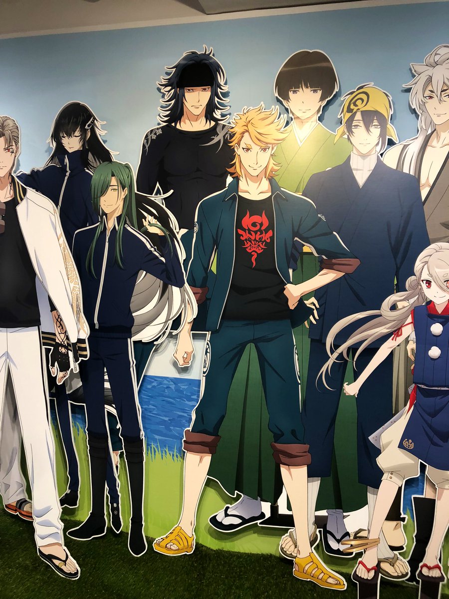 小狐丸 ,三日月宗近(刀剣乱舞) 「花丸展いてきた! 」|吉乃莉薪のイラスト