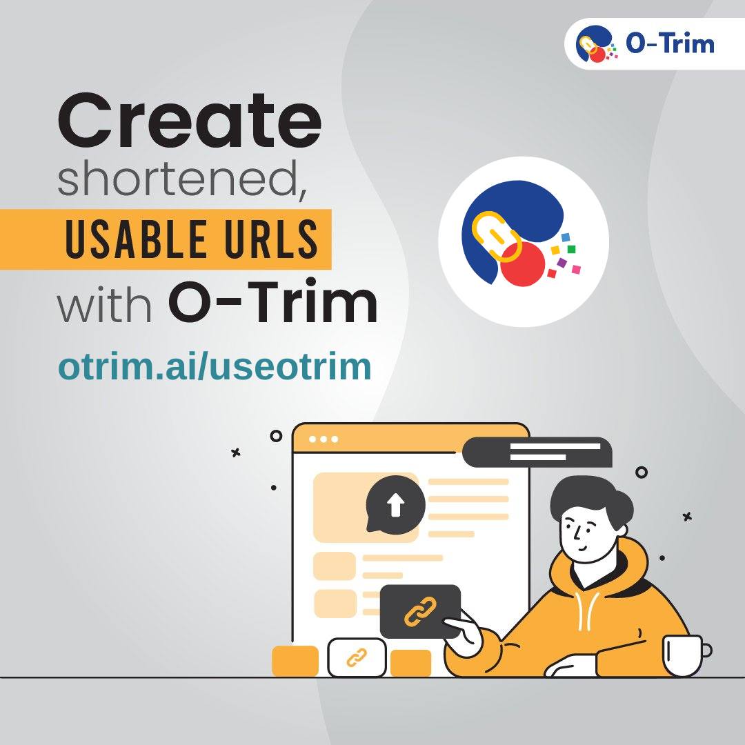 AlakesGuchhait's tweet photo. Create shorter, unique URLs and keep track of their performance using the link management tool O-Trim.
Know More @ https://t.co/qHWjjqDr1R
#OTrim #URLShortner #ShortURL #ONPASSIVE #URLtrimmingtool https://t.co/DkoGXKaigA