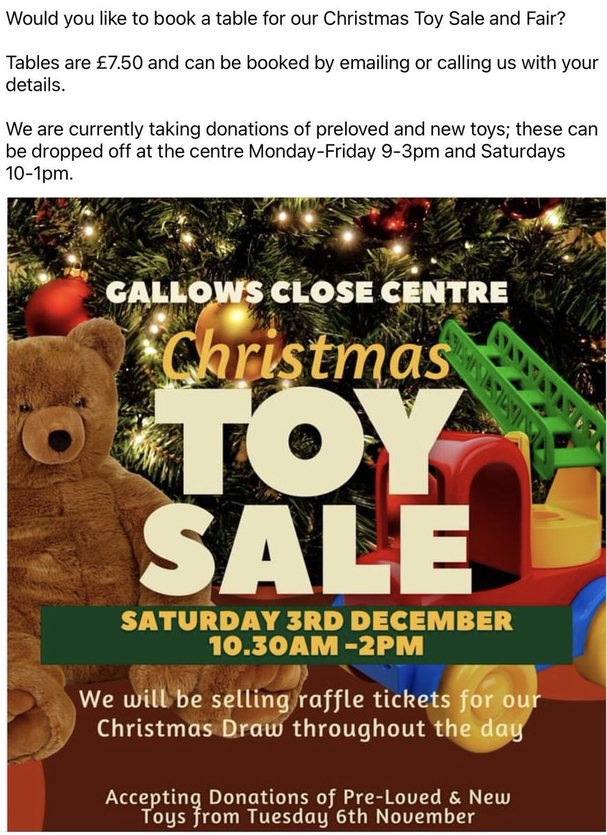 Gallowsclosecentre (@gallowsclosece1) on Twitter photo 
