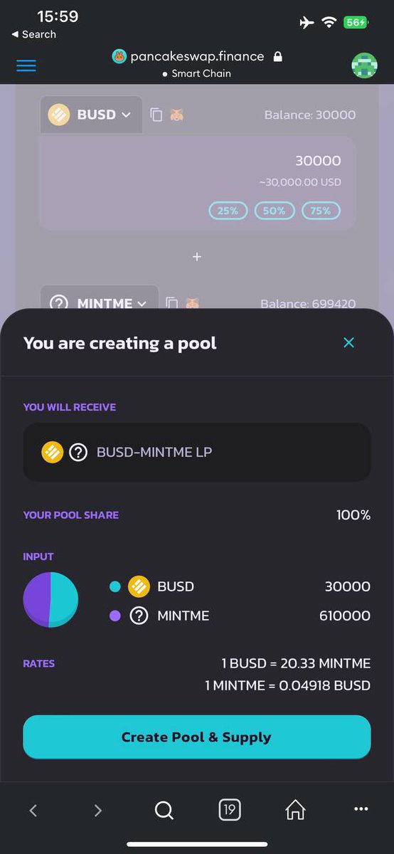 Wyll_BBK's tweet photo. MINTME/BUSD pair created on @PancakeSwap on #BSC
You can add the token manually with the official $MINTME contract:
0x138218c8e064ED2A011c9ff203759A8A1E23e6C8
@mintmeproject #MintmeCoin #DeFi #BSCGem https://t.co/ujCK2lIUwa