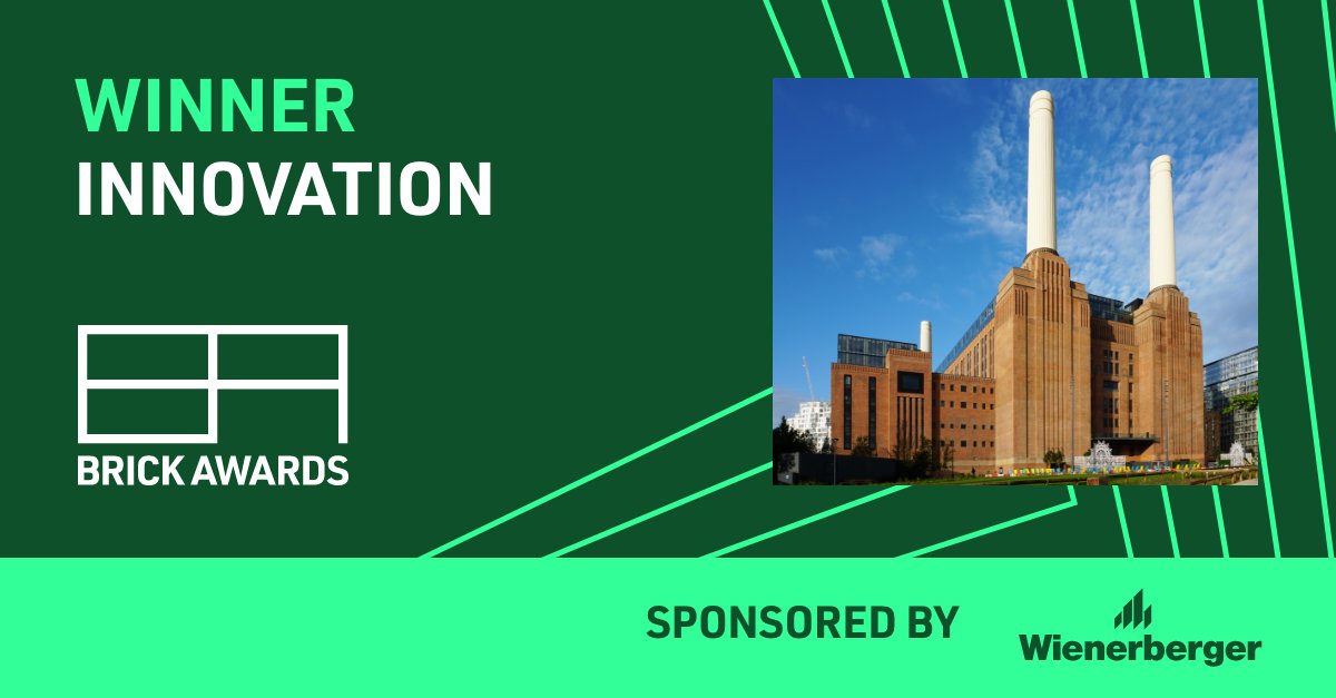 Northcot Brick (@northcotbrick) on Twitter photo Delighted that #batterseapowerstation has won the āInnovationā category of the š#brickawards22 š Amazing project which used several bespoke blends of #brick š§±
<a href="/BricksUK/">Brick Development UK</a> <a href="/BatterseaPwrStn/">Battersea Power Station</a> <a href="/Purcelluk/">Purcell</a> <a href="/paye_conserve/">PAYE Conservation</a> <a href="/WilkinsonEyre/">WilkinsonEyre</a> <a href="/MaceGroup/">Mace</a> Delighted that #batterseapowerstation has won the āInnovationā category of the š#brickawards22 š Amazing project which used several bespoke blends of #brick š§±
<a href="/BricksUK/">Brick Development UK</a> <a href="/BatterseaPwrStn/">Battersea Power Station</a> <a href="/Purcelluk/">Purcell</a> <a href="/paye_conserve/">PAYE Conservation</a> <a href="/WilkinsonEyre/">WilkinsonEyre</a> <a href="/MaceGroup/">Mace</a>