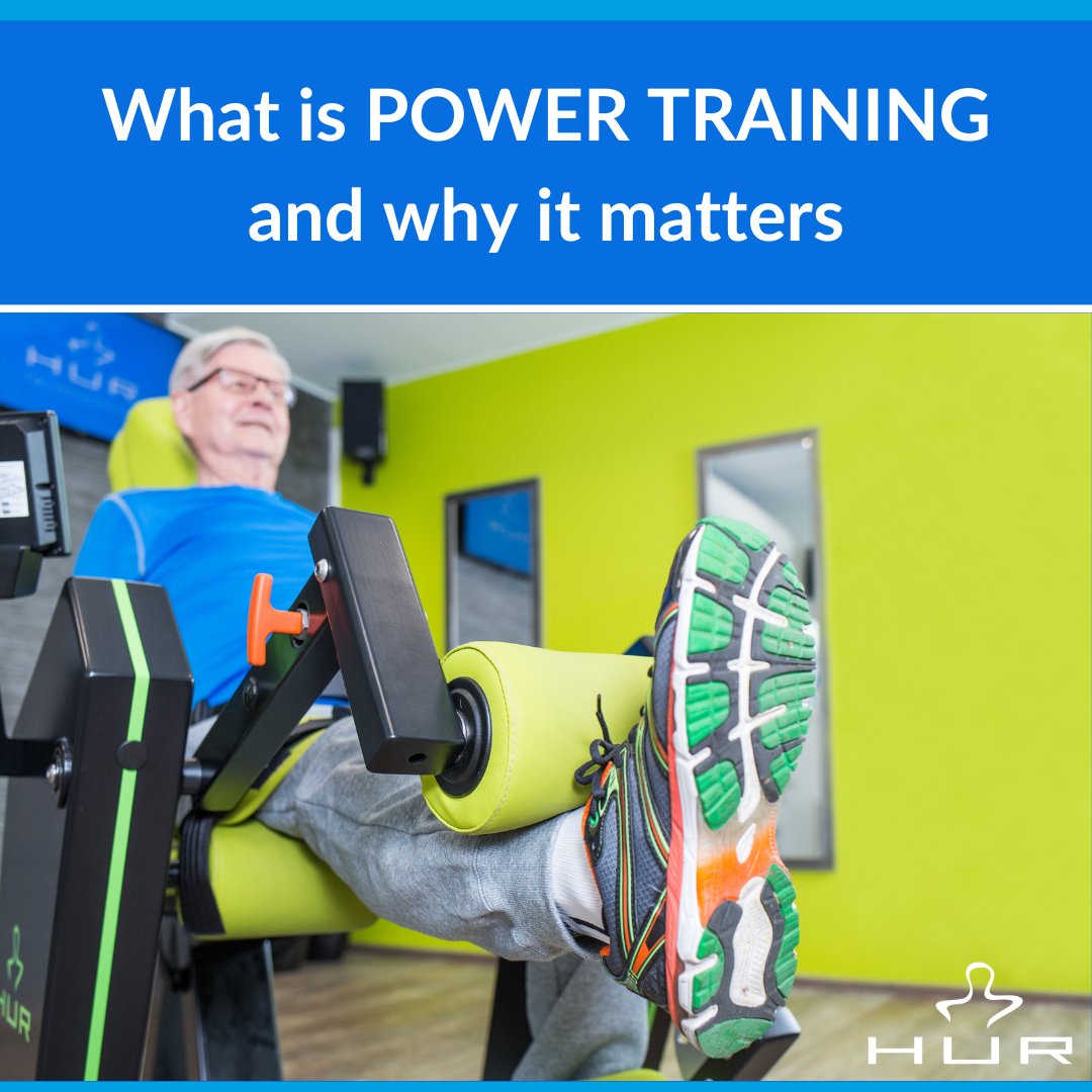 As we age, we experience reductions in both force production and velocity of movement, which equals a loss of POWER. What is power training and why it matters: Read HUR USA's blog about Power Training (Part 1) hurusa.com/power-training…