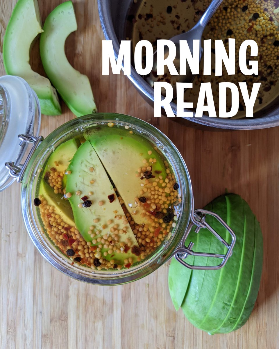 fermentapp's tweet photo. Pickles for breakfast? If this doesn’t appeal to you, it is because you haven’t tried our avocado pickles yet. Who doesn’t love to have avocados always ready to be spread on toast? https://t.co/eD0ngk2pUn https://t.co/nq4z3q9GDq